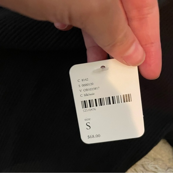 NWT Free People Beach Livia Mini Dress One Sleeve in Black - Picture 6 of 9